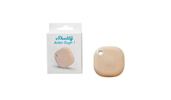 "Shelly Plug & Play ""Blu Button Tough Mocha"" Bluetooth Schalter & Dimmer Dunkelbeige"