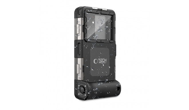 TECH-PROTECT IPX8 UNIVERSAL DIVING WATERPROOF CASE BLACK