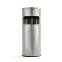 ROUND TRASH BIN WITH ASHTRAY T-Y0617S