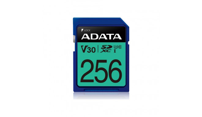 ADATA Premier Pro 256GB SDXC memory card (UHS-I (U3), Class 10, V30)