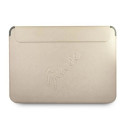 Guess Saffiano Script case for a 13" laptop - gold