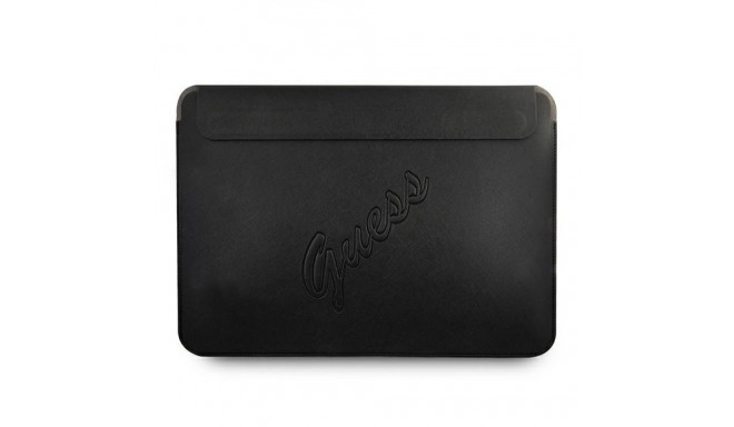 Guess Saffiano Script cover for a 13" laptop - black