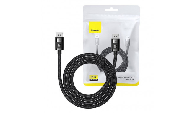 DP 8K to DP 8K cable Baseus High Definition 2m (black)