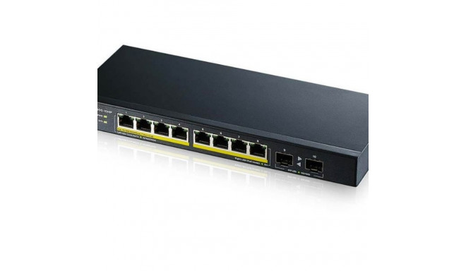 Switch GS1900-10HP v2 8port L2 PoE 2xSFP 70W 802.3at
