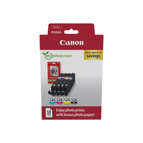 CANON CLI-526 Ink Cartridge C/M/Y/BK PHOTO VALUE BL