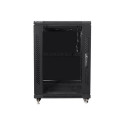 LANBERG FF01-6615-12B Lanberg free-standing rack 19 self-assembly flat pack 15U/600x600mm black