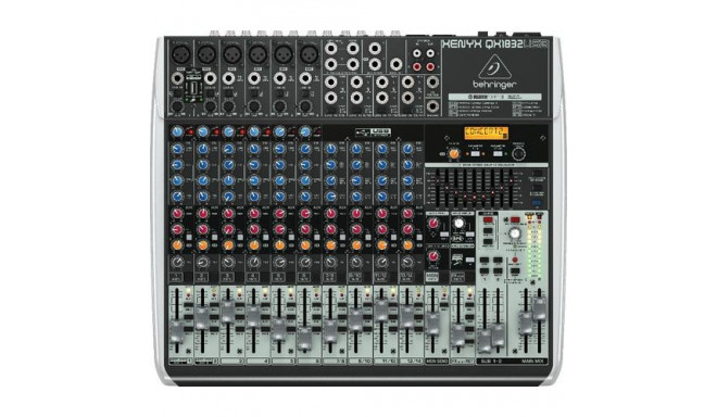 Behringer QX1832USB audio mixer 18 channels