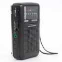 Pocket Radio FM/AM with 3.5mm Jack, Black