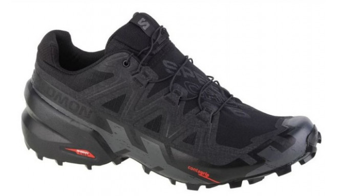 Salomon men's trail running shoe Speedcross 6 Wide (44 2/3), black