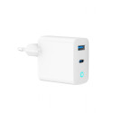 CHARGER USB 30W 2PORT/TA-UC-PDQC30L-W-01 GEMBIRD