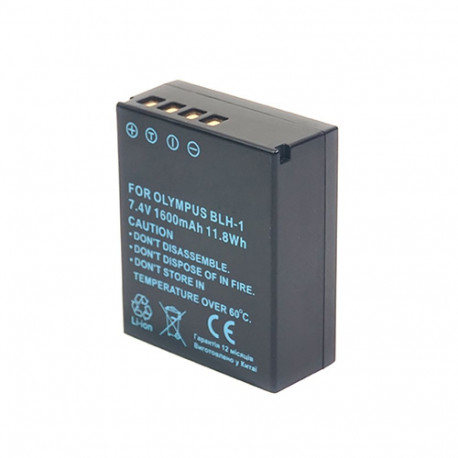 Replacement Battery OLYMPUS BLH-1, 2250mAh