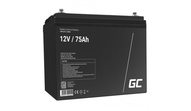 Green Cell AGM25 UPS aku suletud plii-happe (VRLA) 12 V 75 Ah