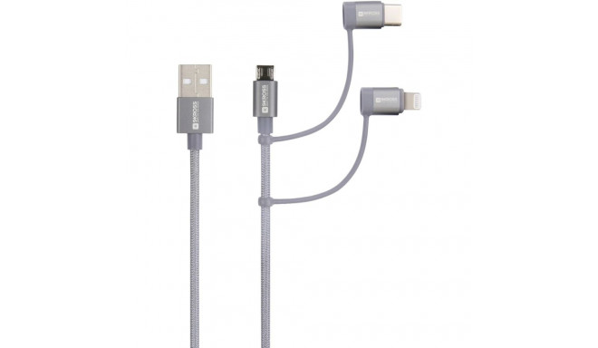 USB kaabel Skross 3in1, 30cm