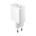 Forever TC-06-40CC GaN PD QC charger 2x USB-C 40W white