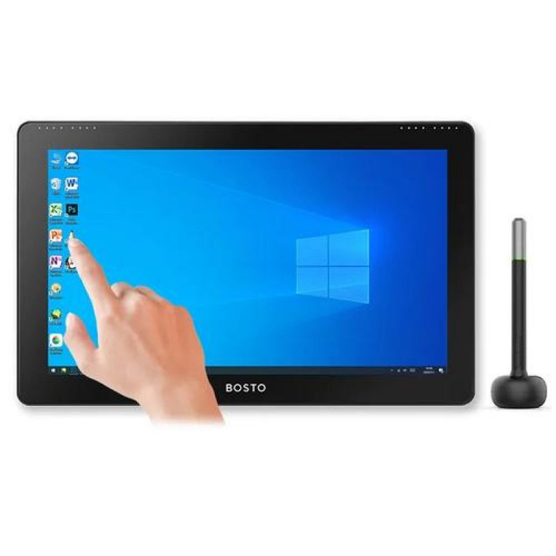 BOSTO Studio 16HD graphic tablet Black 5080 lpi 345 x 195 mm USB