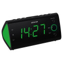 Sencor SRC 170 Clock Digital Black, Green