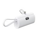 FORCELL Powerbank F-Energy Power Plug F5K3 5000 mAh for Lightning 8-PIN PD 20W white