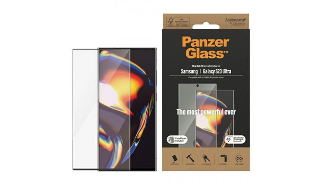 PanzerGlass Ultra-Wide Fit Tempered Glass with Applicator for Samsung Galaxy S23 Ultra