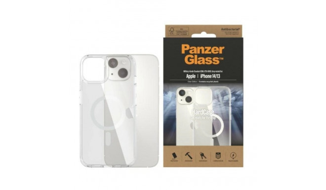PanzerGlass HardCase with MagSafe Antibacterial Military Grade Certified Case for iPhone 14/15/13 - 