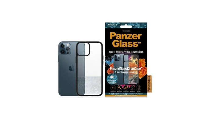 PanzerGlass ClearCase antibacterial case for iPhone 12 Pro Max - transparent and black