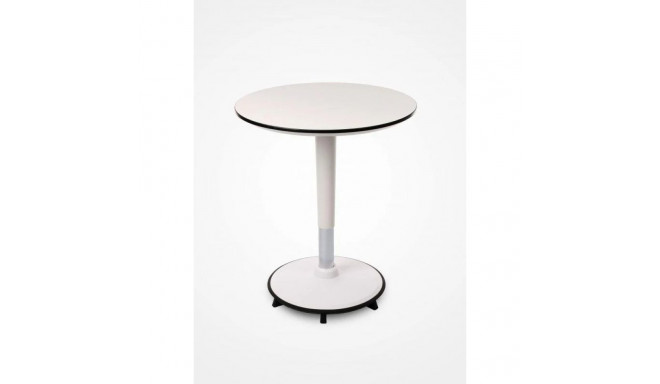 NÄIDIS! Reguleeritav ümmargune laud STOO - valge, diam.55cm, gaasamordiga kõrguseguleeritav 55cm - 8