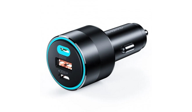 Charger CHOETECH 2xUSB-C, USB-A: 12-24V, 130W, QC3.0, PD3.0, PPS