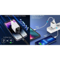 Charger CHOETECH GaN 2xUSB Type-C: 35W, PD