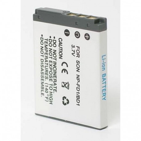 Replacement Battery Sony NP-BD1, NP-FD1, 750mAh