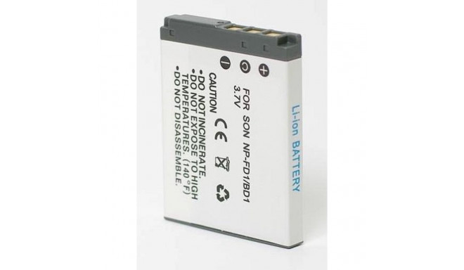 Replacement Battery Sony NP-BD1, NP-FD1, 750mAh