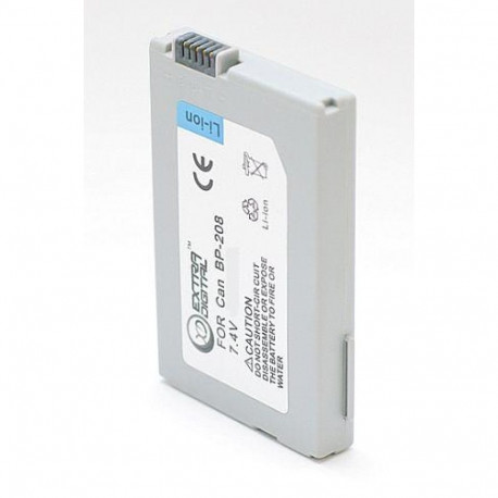 Replacement Battery Canon BP-208, 850mAh