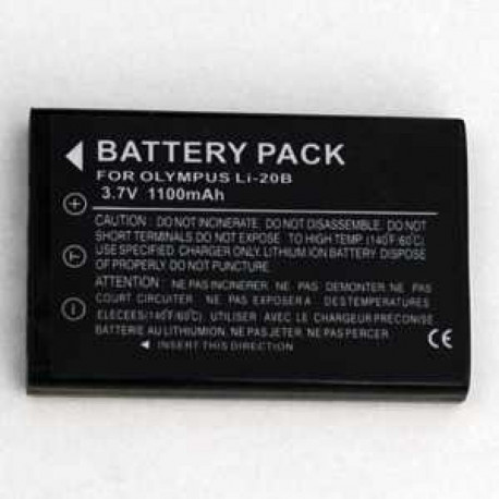 Replacement Battery Olympus LI-20B