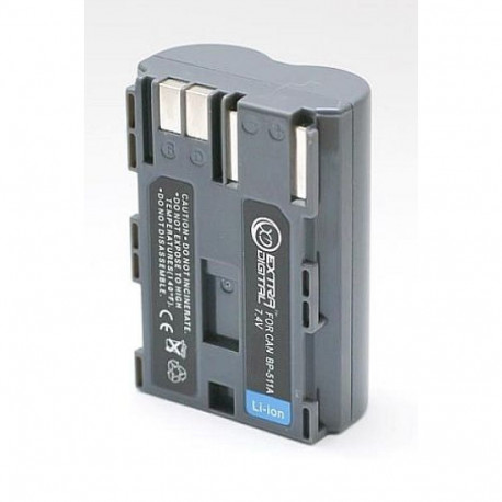Replacement Battery Canon BP-511, 1800mAh