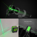 Mini Cross Line Laser, 20m, Green Beam