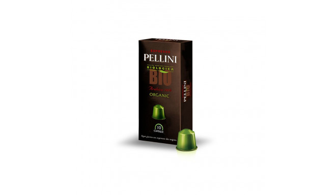Kohvikapslid PELLINI TOP BIO, 50g (10x5g), 10 tk / pakend
