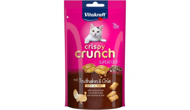 VITAKRAFT Crispy Crunch Turkey with chia - cat treats - 60g