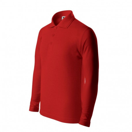 Malfini Pique Polo LS Jr MLI-24107 red polo shirt (122 cm/6 lat)