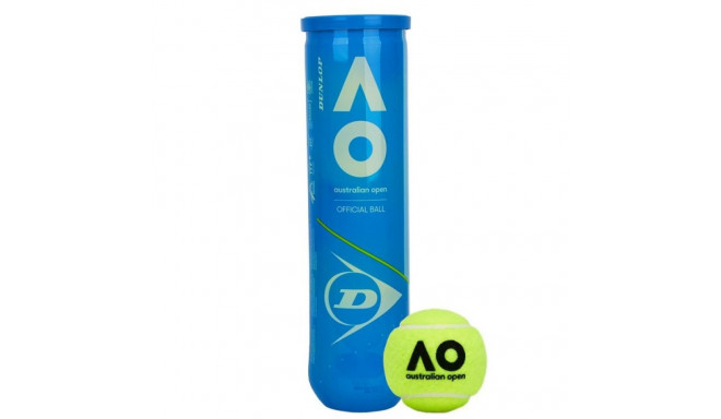 Dunlop Australian Open Tennis Ball 4 pcs AUO1 (żółty)