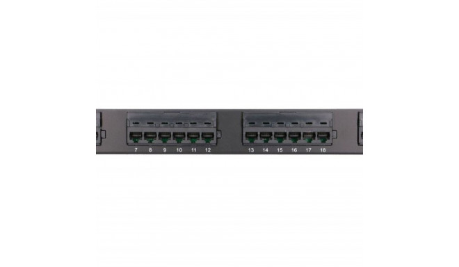 Patchpanel CAT5E UTP 24 ports