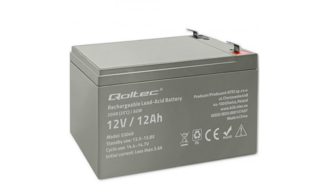 AGM battery 12V 12Ah