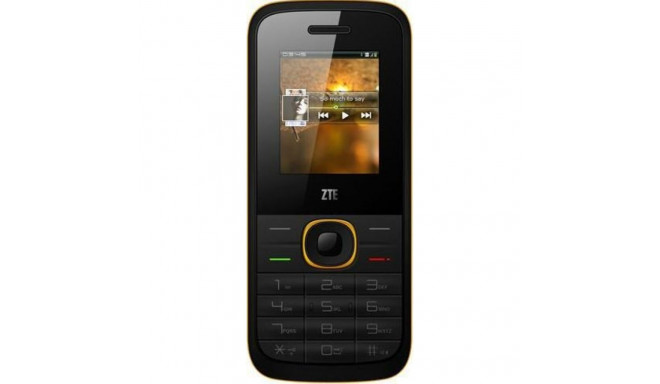ZTE R528 Dual SIM mobile phone Black and yellow