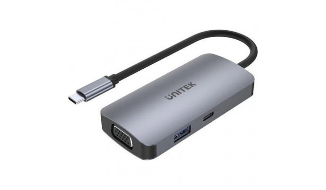 Unitek P5 Trio USB-C Dokkimisjaam/Paljundaja (D1051A)