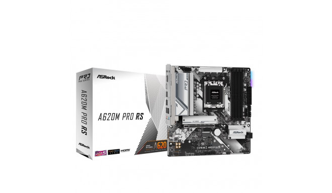 ASRock Motherboard A620M PRO RS AM5 4DDR5 HDMI/DP M.2 mATX
