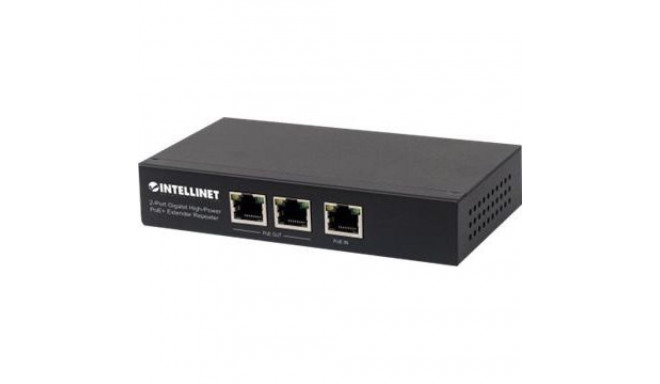 Intellinet Network Solutions Intellinet PoE+ Extender 2-Port Gigabit High-Power bis 100m - 561266