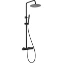 Black shower system Deante Arnika NAC N1QK