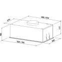 Built-in hood Eleyus ATR L 14 200 70 BL
