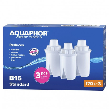 asendus veefiltri kassett Aquaphor B15, 3 tk