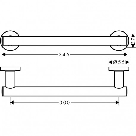 Hansgrohe Logis Universal käepide 41713000