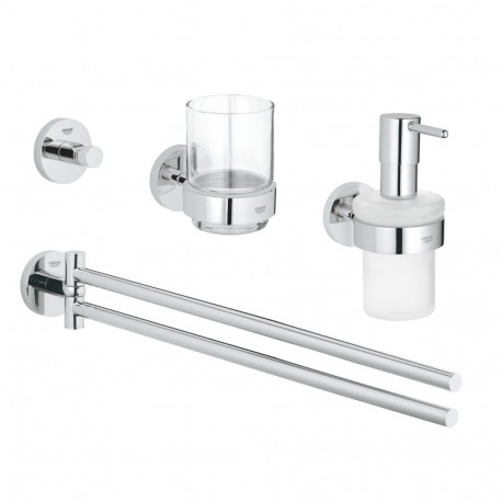 GROHE 40846001 Essentials Master vannitoa tarvikute komplekt 4-ühes