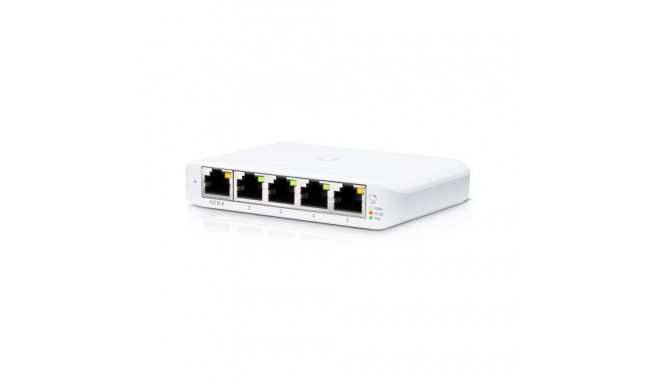 Ubiquiti USW-Flex sise/välitingimuste 5-portine PoE gigabit lüliti 802.3bt sisendtoite toega