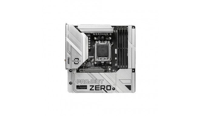 MSI B650M PROJECT ZERO AM5 ATX emaplaat